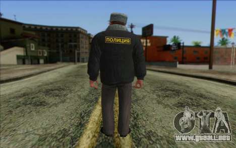 La policía rusa de la Piel 2 para GTA San Andreas