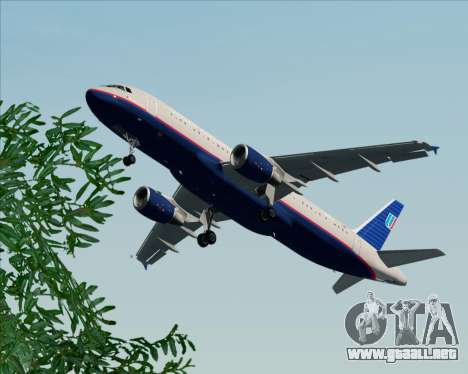 Airbus A320-232 United Airlines (Old Livery) para GTA San Andreas