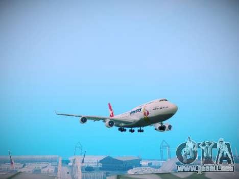 Boeing 747-438 Qantas Boxing Kangaroo para GTA San Andreas