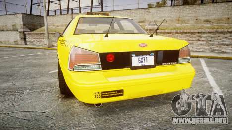 GTA V Vapid Taxi NYC para GTA 4