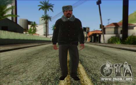 La policía rusa de la Piel 2 para GTA San Andreas