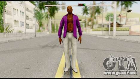 Purple Shirt Vic para GTA San Andreas