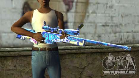 Graffiti Sniper Rifle v2 para GTA San Andreas