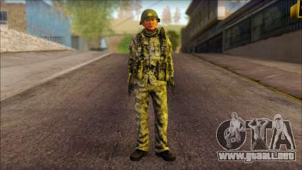 Corea del Norte soldado (Guerrero) para GTA San Andreas