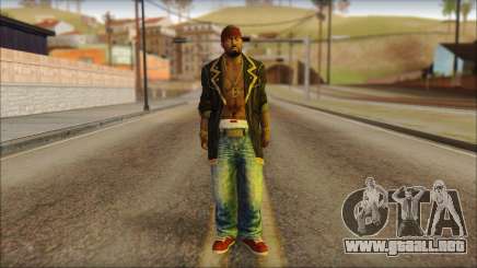 New Grove Street Family Skin v1 para GTA San Andreas