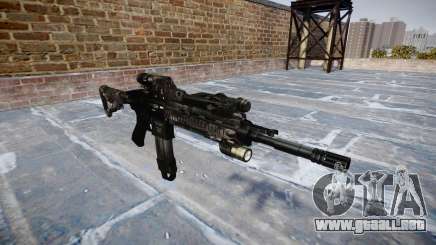 Automatic rifle Colt M4A1 kryptek tifón para GTA 4