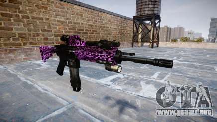 Automatic rifle Colt M4A1 party rock para GTA 4