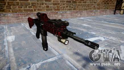 Automatic rifle Colt M4A1 arte de la guerra para GTA 4