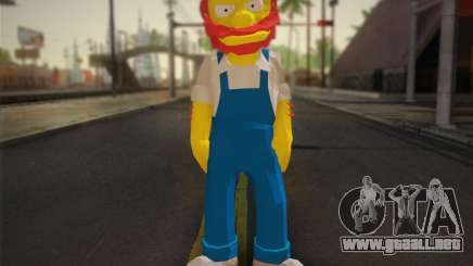 El Jardinero Willy De Los Simpsons: Road Rage) para GTA San Andreas