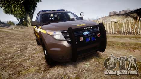 Ford Explorer 2013 Sheriff [ELS] Virginia para GTA 4