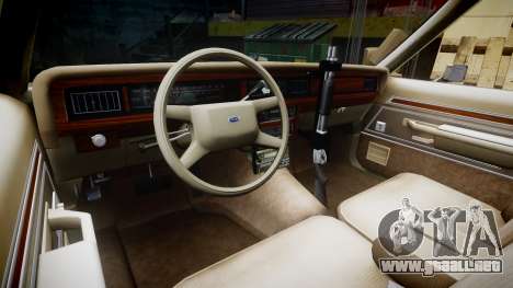 Ford LTD Crown Victoria 1987 LAPD [ELS] para GTA 4