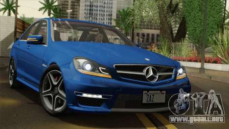 Mercedes-Benz C63 AMG Sedan 2012 para GTA San Andreas