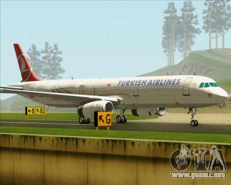 Airbus A321-200 Turkish Airlines para GTA San Andreas