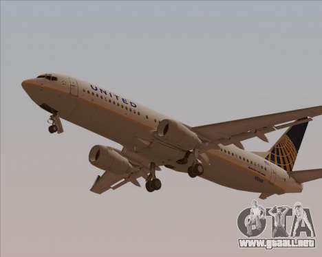 Boeing 737-824 United Airlines para GTA San Andreas