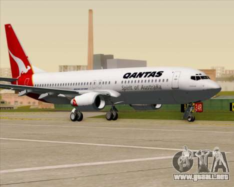 Boeing 737-838 Qantas (Old Colors) para GTA San Andreas