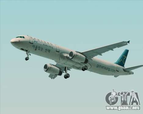 Airbus A321-200 Hansung Airlines para GTA San Andreas