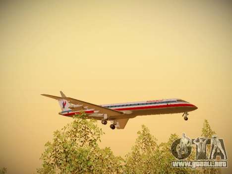 Bombardier CRJ-700 American Eagle para GTA San Andreas