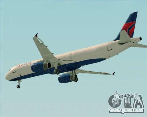 Airbus A321-200 Delta Air Lines para GTA San Andreas