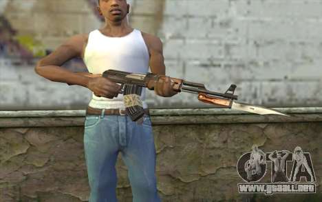 AK47 from Firearms v1 para GTA San Andreas