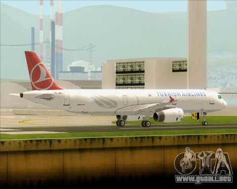 Airbus A321-200 Turkish Airlines para GTA San Andreas