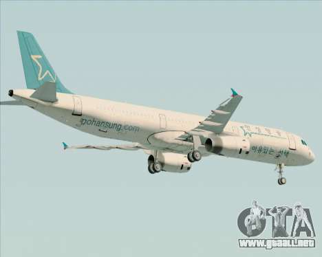 Airbus A321-200 Hansung Airlines para GTA San Andreas