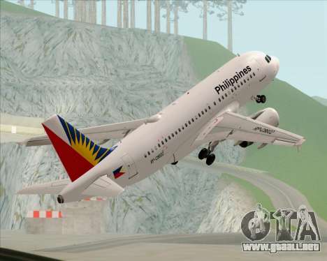 Airbus A319-112 Philippine Airlines para GTA San Andreas