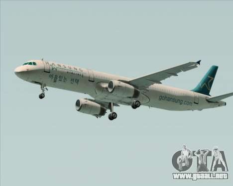 Airbus A321-200 Hansung Airlines para GTA San Andreas