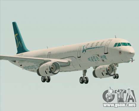 Airbus A321-200 Hansung Airlines para GTA San Andreas