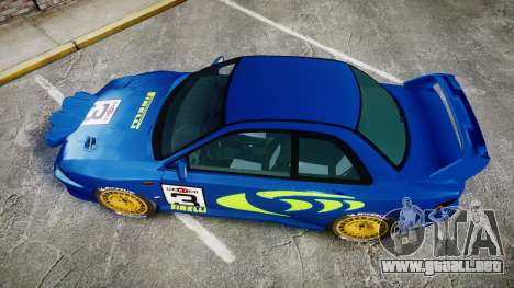 Subaru Impreza WRC 1998 Rally v2.0 Green para GTA 4