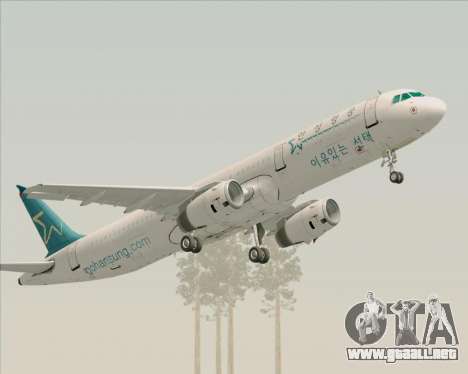 Airbus A321-200 Hansung Airlines para GTA San Andreas