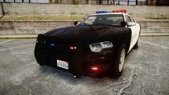GTA V Bravado Buffalo LS Sheriff Black [ELS] para GTA 4