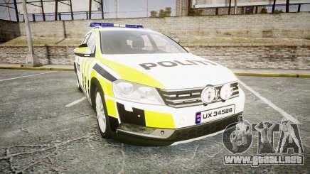 Volkswagen Passat 2014 Marked Norwegian Police para GTA 4