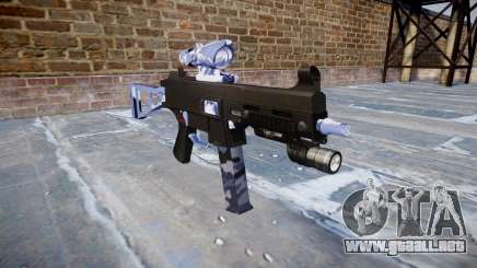 Pistola de UMP45 Azul Tigre para GTA 4
