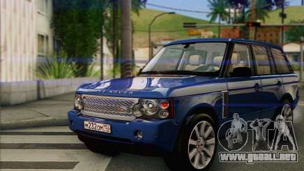 Range Rover Supercharged para GTA San Andreas