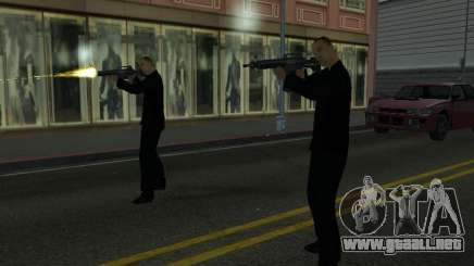 El cambio de las áreas de las pandillas y sus armas para GTA San Andreas