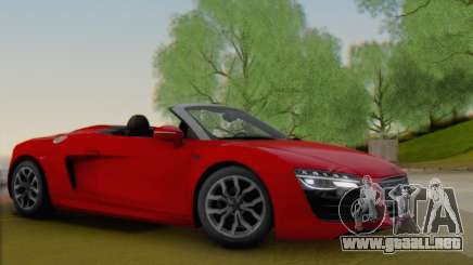 Audi R8 V10 Spyder 2014 para GTA San Andreas