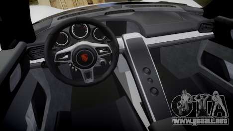 Porsche 918 Spyder 2014 para GTA 4