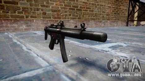 Pistola de MP5SD DRS CS b de destino para GTA 4