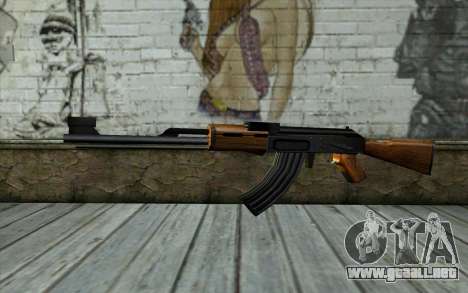 Retextured AK47 para GTA San Andreas