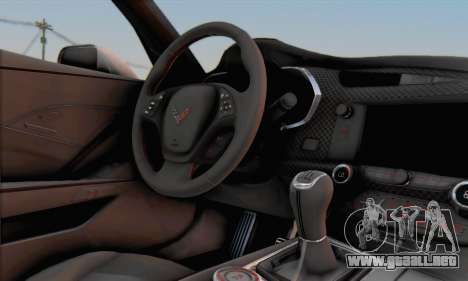 Chevrolet Corvette Stingray C7 2014 para GTA San Andreas