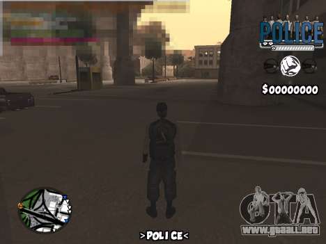 C-Hud Police para GTA San Andreas