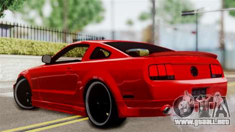 Ford Mustang GT 2012 para GTA San Andreas