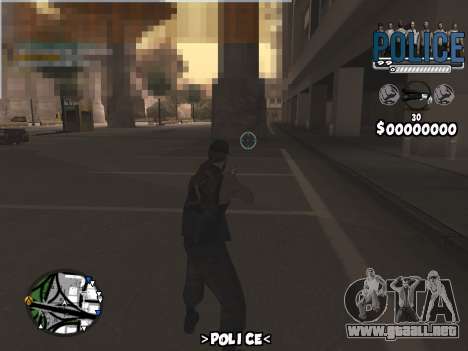 C-Hud Police para GTA San Andreas