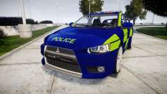 Mitsubishi Lancer Evolution X Police [ELS] para GTA 4