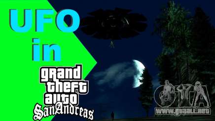 OVNI sobre San Andreas para GTA San Andreas