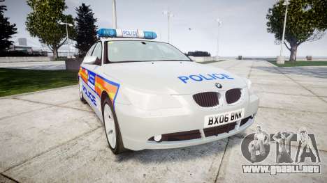 BMW 525d E60 2006 Police [ELS] para GTA 4