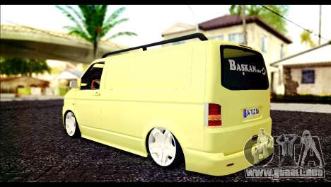 Volkswagen Transporter Panelvan para GTA San Andreas