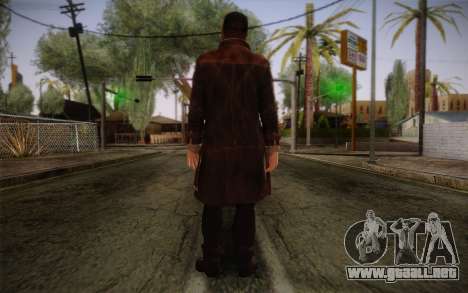 Aiden Pearce from Watch Dogs v4 para GTA San Andreas