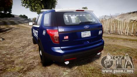 Ford Explorer 2013 LCPD [ELS] v1.0L para GTA 4