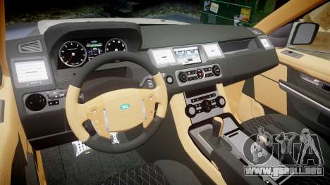 Range Rover Sport Kahn Tuning 2010 para GTA 4